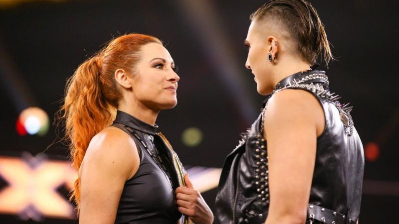 Becky Lynch and Rhea Ripley