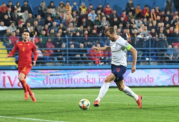 England put 5 past Montenegro in March, including a goal for captain Harry Kane