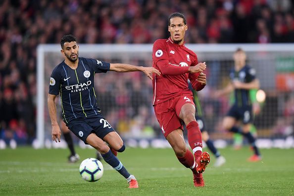 Virgil Van Dijk and Riyad Mahrez