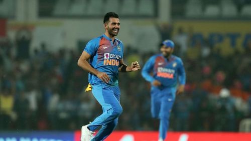 India bowler Deepak Chahar