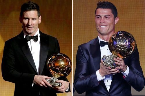 Lionel Messi and Cristiano Ronaldo have each won the Ballon d'Or on a record 5 occasions