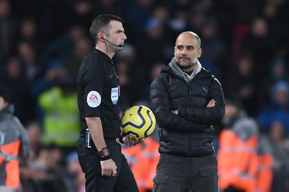 Guardiola was incandescent that the first goal was allowed to stand