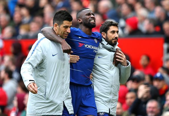 Antonio Rudiger has had an injury-ridden start to the season