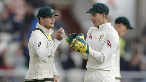 Steve Smith with Australia captain Tim Paine