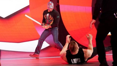 The legend had much to say about Rey Mysterio's booking