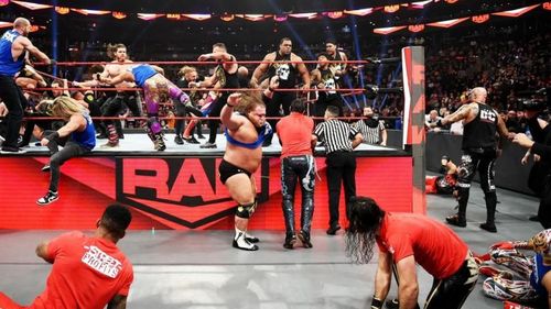 Brand warfare ends this week's episode of WWE RAW