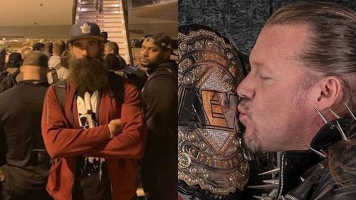 Chris Jericho threw shade at WWE on Luke Harper's Instagram post