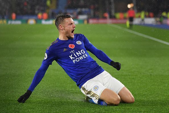 On current form, Vardy could top his best return of 24 goals in a season