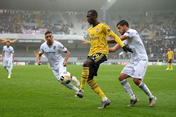 Nicolas Pepe was far from his blistering best at Vitoria