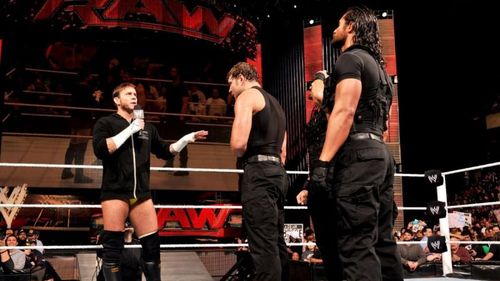 CM Punk addressing The Shield