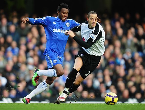 Obi Mikel during his time at Chelsea