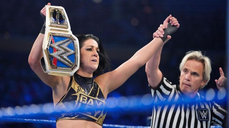 Bayley put her SmackDown Women&#039;s Championship on the line against Nikki Cross