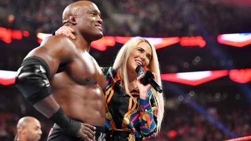 Lana with Bobby Lashley