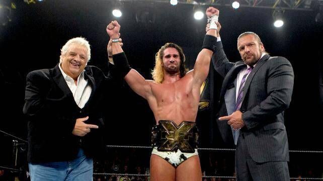 Seth Rollins back when he was an NXT Champion