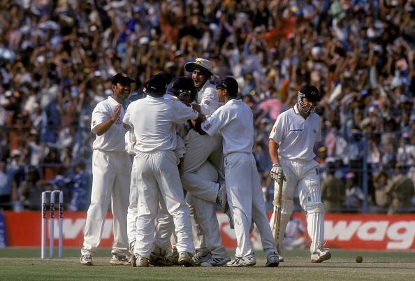 The famous 2001 India vs Australia Test at Eden Gardens