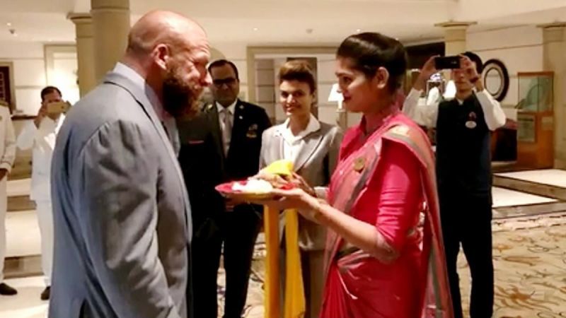 Triple H has come to India quite a few times for both wrestling and business reasons