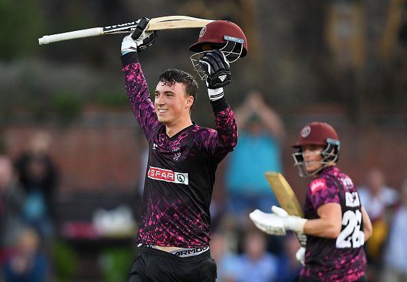 Tom Banton plays for Somerset