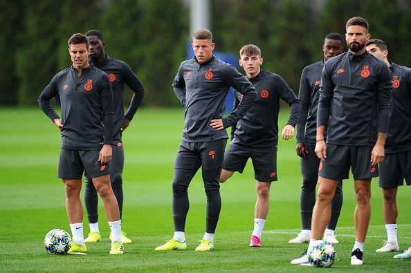 Chelsea team - Training Session