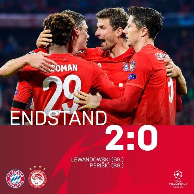 Bayern got the better of Olympiacos in the end