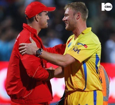 Kevin Pietersen and Andrew Flintoff