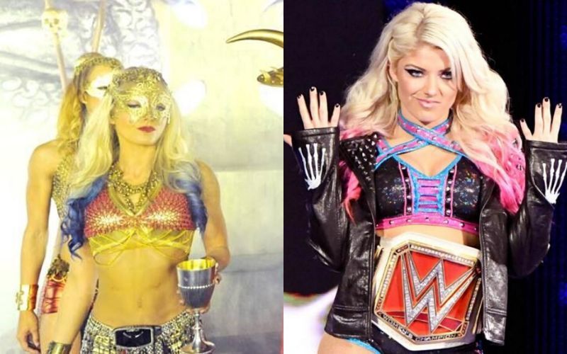 Alexa Bliss&#039; first appearance at WrestleMania