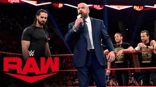 Seth Rollins had a confrontation with Triple H