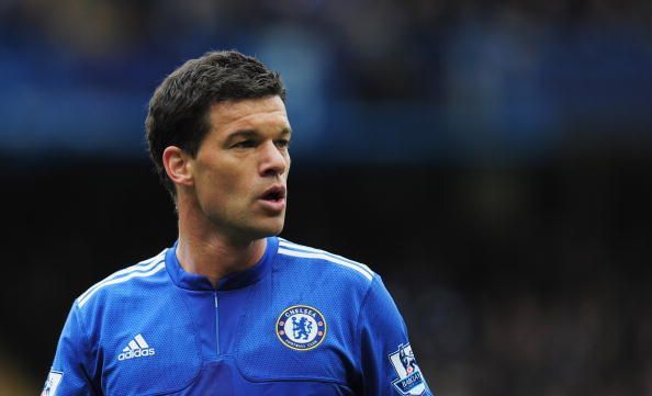 Michael Ballack in Chelsea&#039;s colours