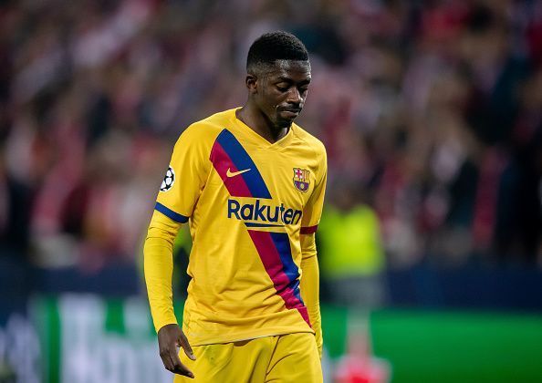 Ousmane Dembele was omitted from the travelling squad