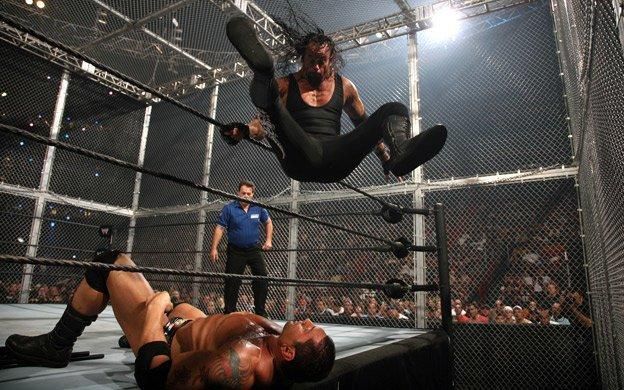 The Undertaker took on Batista in a Hell in a Cell match