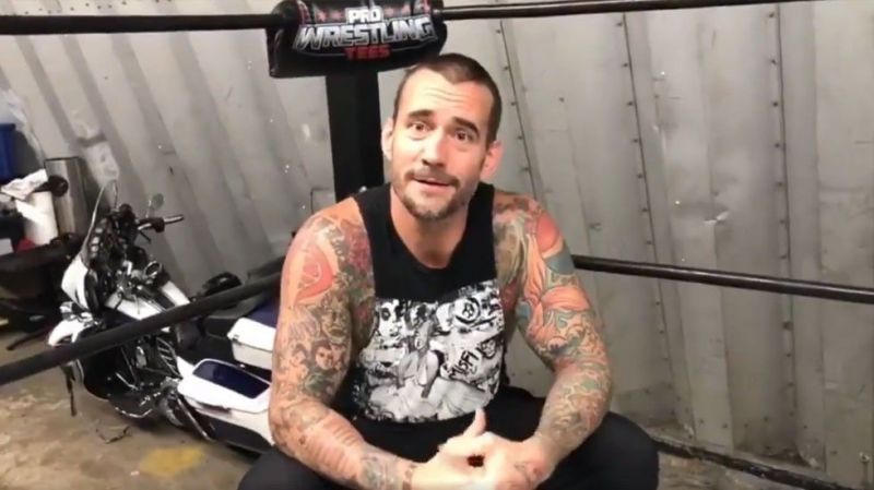 CM Punk in a wrestling ring