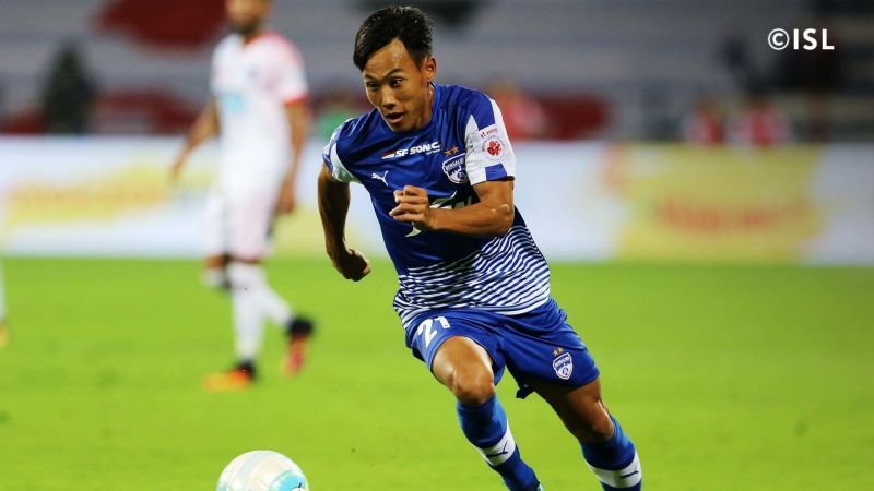 Udanta Singh in a Bengaluru FC shirt (Photo: ISL)