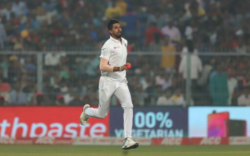Ishant Sharma took four wickets; total nine in the match so far.
