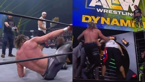 A massive brawl ended tonight's episode of Dynamite