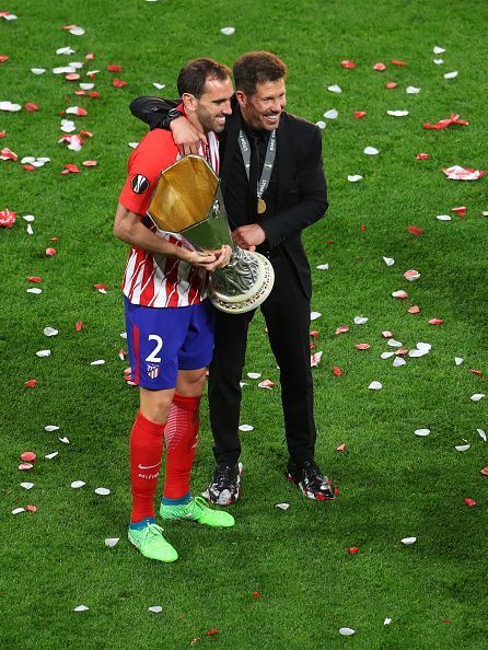 Diego Godin with Diego Simeone