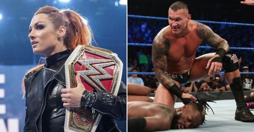 Becky Lynch and Randy Orton