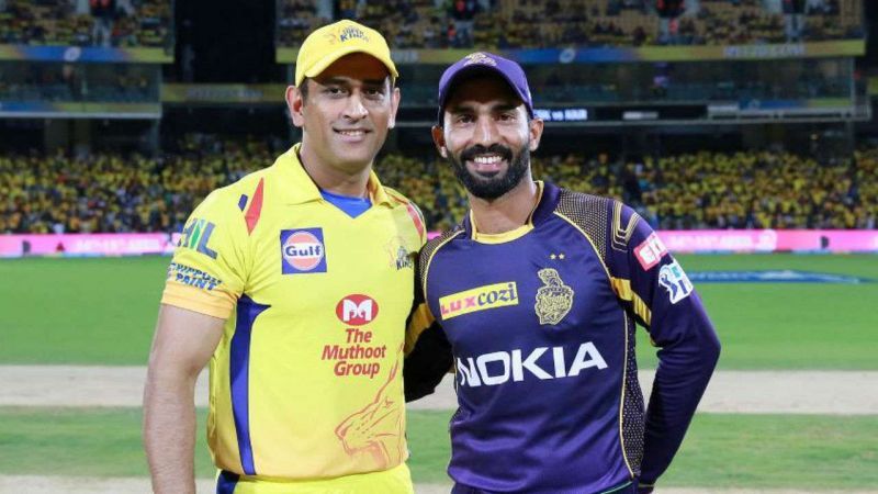 MS Dhoni and Dinesh Karthik