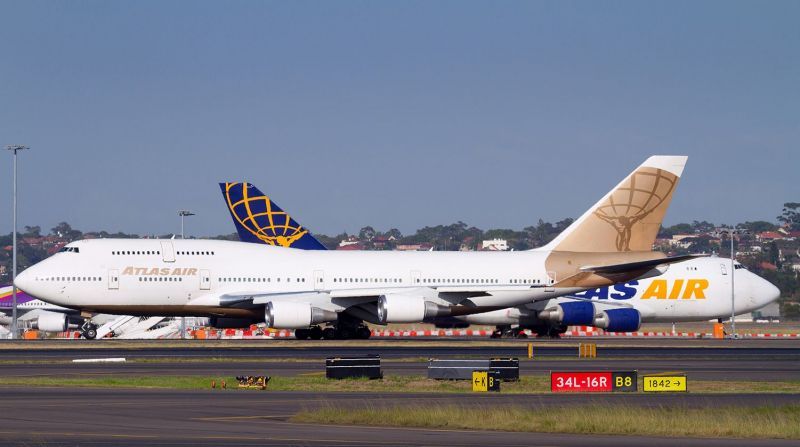 An Atlas Air passenger plane.