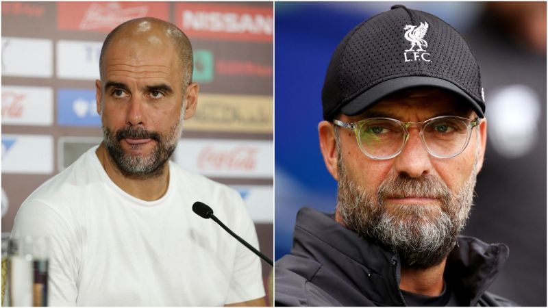 Pep Guardiola and Jurgen Klopp