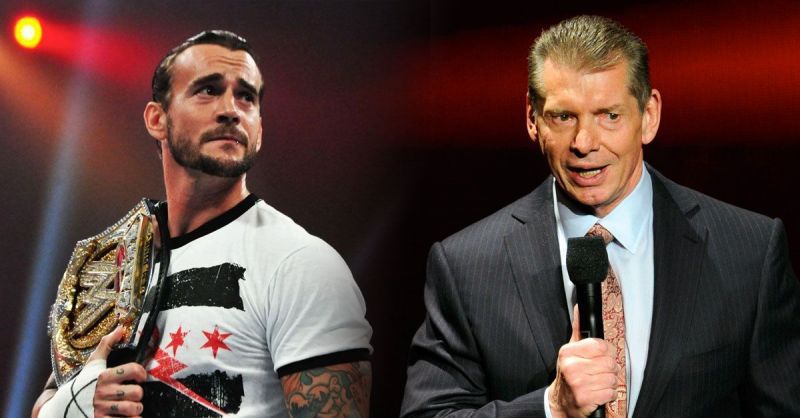 CM Punk and Vince McMahon