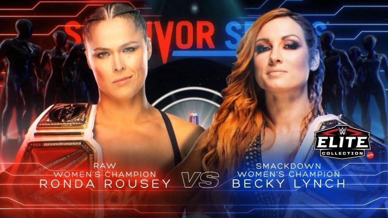 Ronda Rousey vs Becky Lynch Poster, Survivor Series 2018