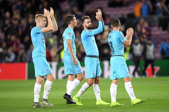 Slavia Prague impressed against Barcelona