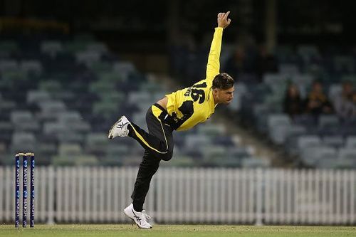 Marcus Stoinis during the Marsh One Day Cup - WA v VIC