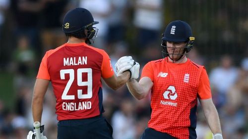 Dawid Malan praised Eoin Morgan for helping him score a record-breaking ton for England