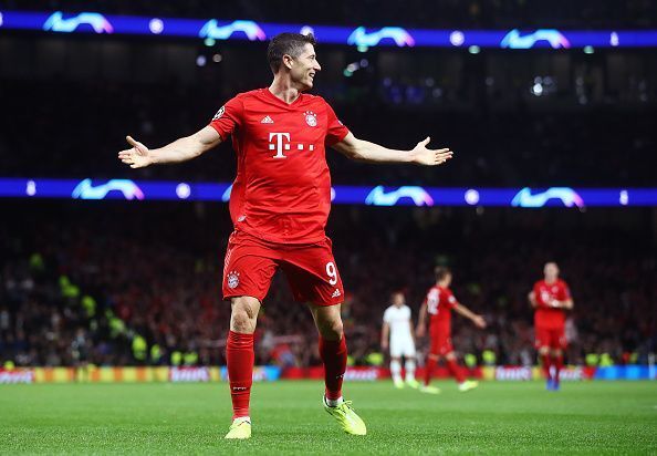 Lewandowski already has 16 goals for Bayern in the league this season