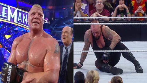 Lesnar breaks the streak