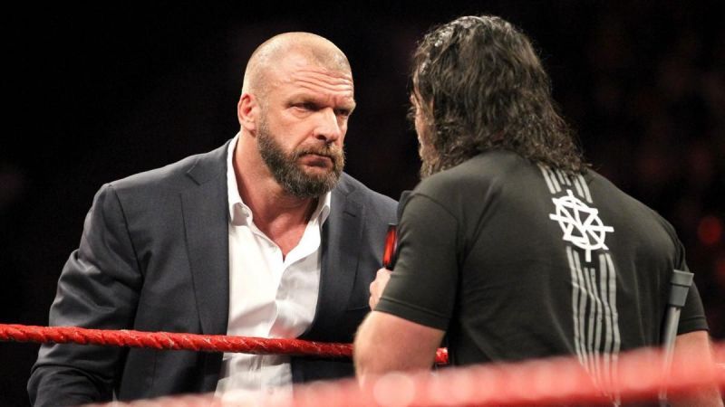 Triple H and Seth Rollins