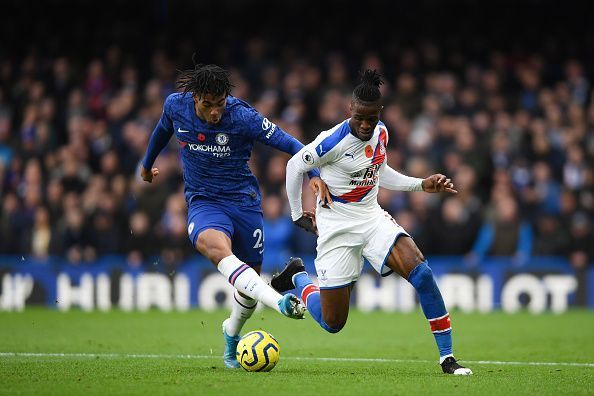 Wilfried Zaha (right), Palace's prime weapon.