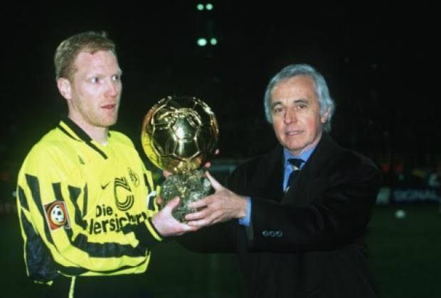 Sammer won the Ballon d'Or with Borussia Dortmund