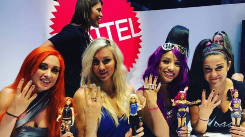 Becky Lynch, Charlotte Flair, Sasha Banks and Bayley are known as The Four Horsewomen