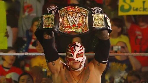Rey Mysterio back when he was the WWE Champion